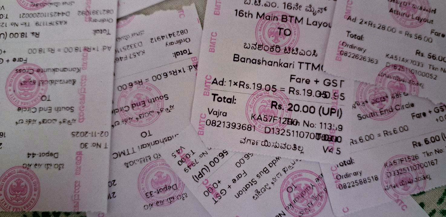 Haul of tickets I've collected over the past few weeks