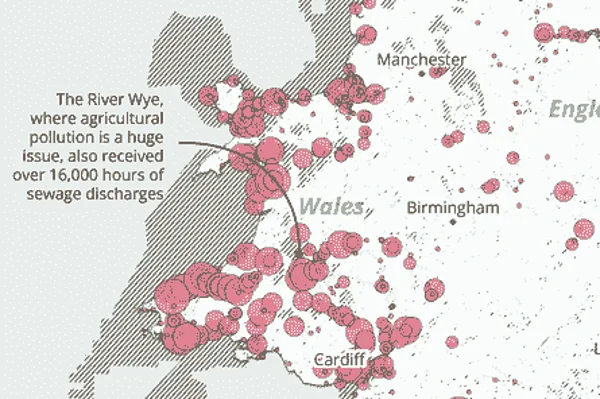 Sewage spills in the UK