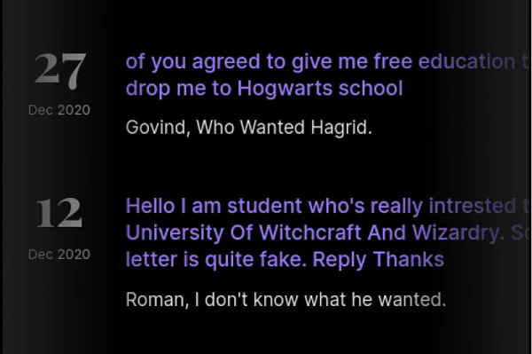 You're a Wizard - Emails from Harry Potter Fans